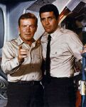 Richard Basehart and David Hedison in Voyage to the Bottom of the Sea
