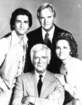 Lee Meriwether with the cast of Barnaby Jones
