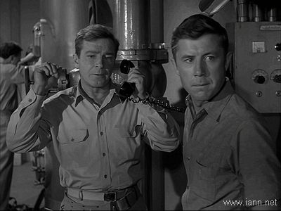 Richard Basehart and Paul Trinka